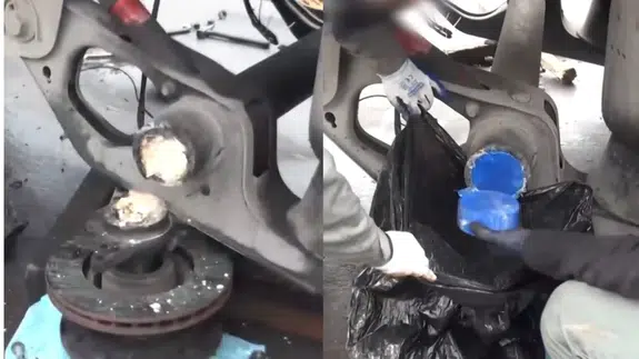 Esenyurt'ta uyuşturucu operasyonu: Araç lastiği jantından 54 kilo uyuşturucu çıktı!