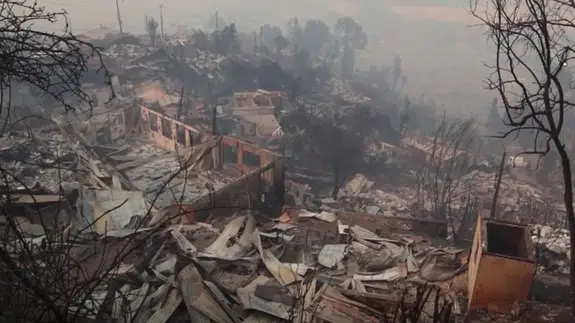 Şili’de orman yangını felaketi: 18 ölü, yüzlerce ev kül oldu!