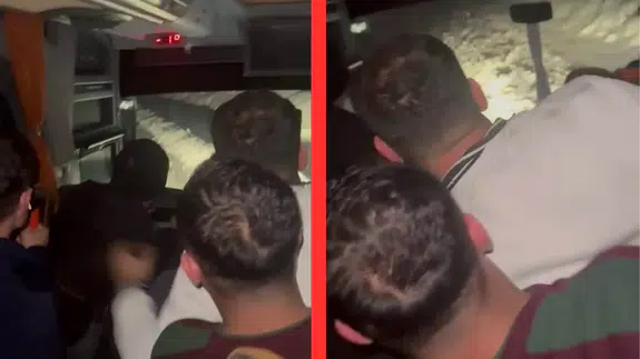 Feci kaza anı kamerada: Diyarbakır'da yolcu otobüsü yan yattı