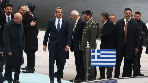 Yunanistan Başbakanı Miçotakis, Ankara'ya geldi
