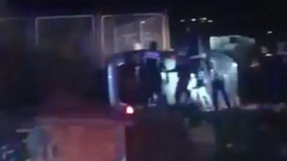 Bursa'da kovalamaca kazayla sonuçlandı : 1 şüpheli kaçtı, 1 kişi yaralandı