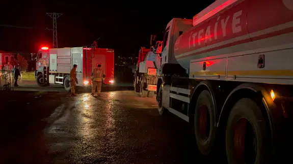 Kırklareli süt ürünleri tesisinde yangın çıktı