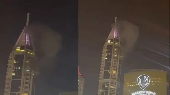 BAE'nin başkenti Dubai'deki bir gökdelende patlama meydana geldi