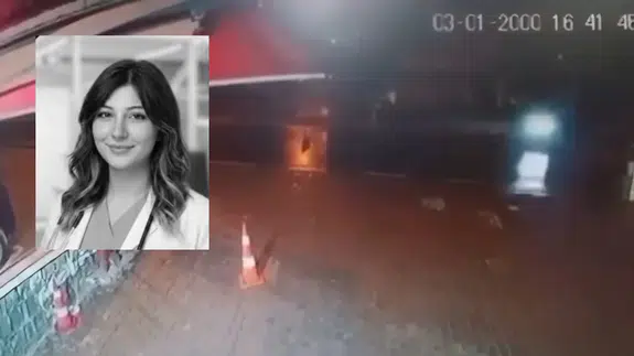 Kayseri’de otomobilin çarptığı tıp öğrencisi hayatını kaybetti : Feci kaza kamerada