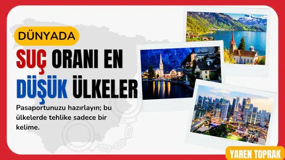 Suç oranı en düşük 10 ülke !