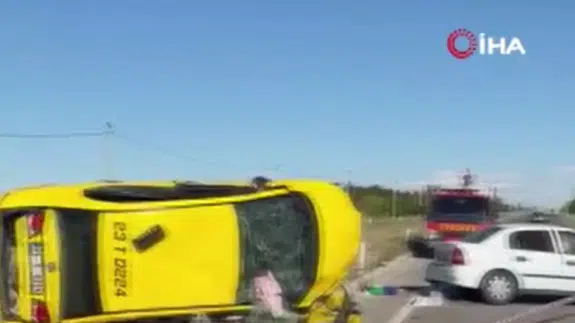 Diyarbakır'da iki otomobilin çarpıştığı kazada 6 kişi yaralandı