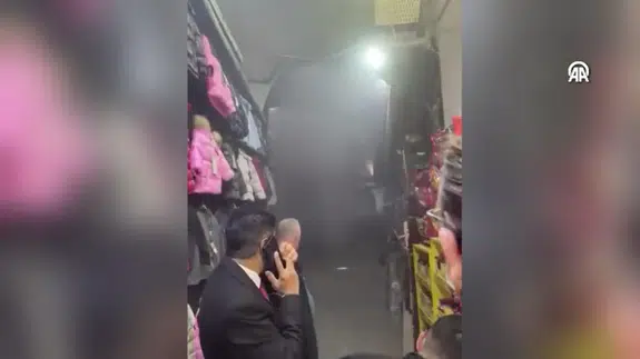 Tarihi Kapalıçarşı'da yangın