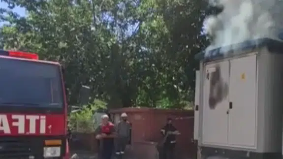 Şanlıurfa Viranşehir'de elektrik trafosunda yangın çıktı