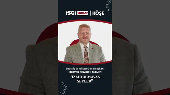 Enerji İş Sendikası Genel Başkanı Altunsoy, kuraklık tartışmalarını ele aldı : 'İzahı olmayan şeyler'