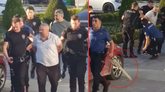 Kastamonu Belediyesi'ni silah ve kılıçla bastı