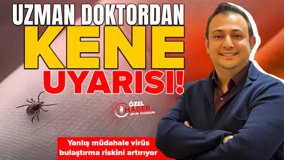 Uzman doktordan kene uyarısı: Yanlış müdahale virüs bulaştırma riskini artırıyor