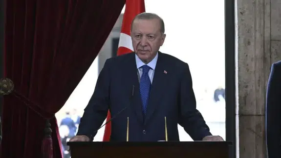 Cumhurbaşkanı Erdoğan'ı tebrikleri kabul etti