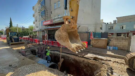 Adıyaman’da yağmur suyu hattının bin 80 metresi tamamlandı