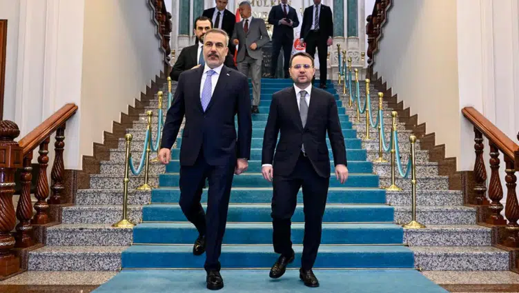 Adalet Bakanı Akın Gürlek Dışişleri Bakanı Hakan Fidan’ı Bakanlıkta ağırladı