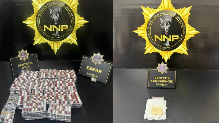 Niğde'de narkotik operasyonu : Çok sayıda ürün ele geçirildi
