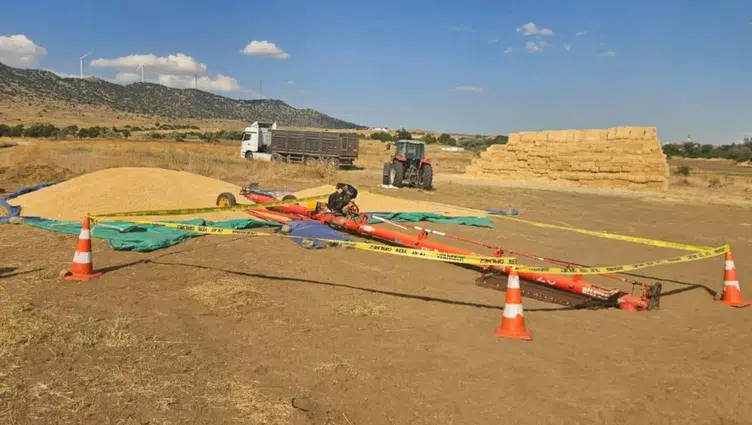 Kırıkkale'de feci kaza : Makinenin altında kalan genç işçi öldü
