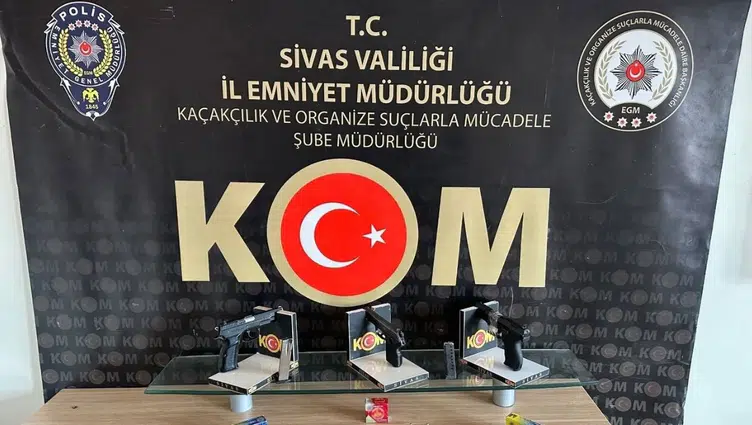 Sivas merkezli 4 ilde eş zamanlı baskın