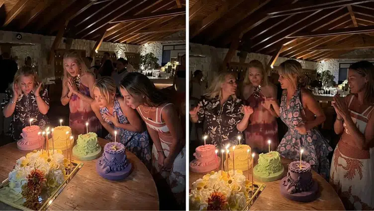 Arzu Sabancı ve Aslı Gümüşel’den doğum günü partisinde dans şovu