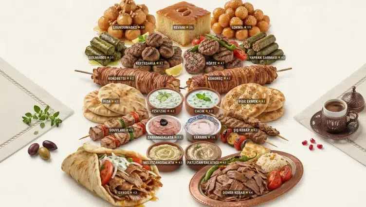 Türkiye ve Yunanistan'ın Aynı Anda Sahiplik İddia Ettiği Yemekler Nelerdir?