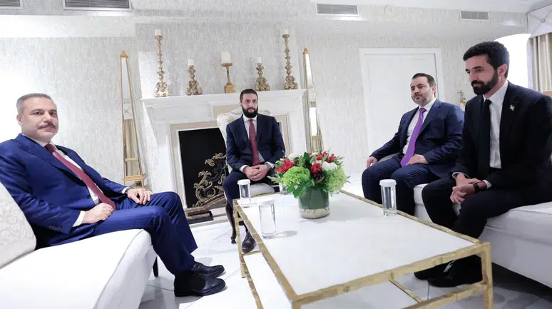 Bakan Fidan, Suriye Cumhurbaşkanı eş-Şara ile bir araya geldi!