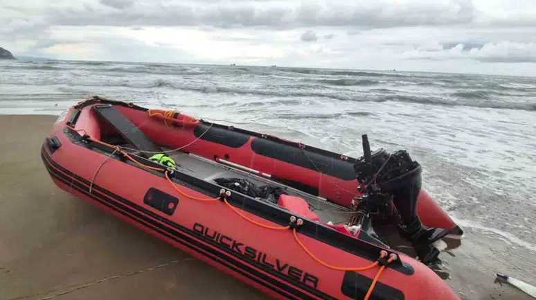 Bartın’da şişme bot alabora oldu: 2 kişi kıl payı kurtuldu