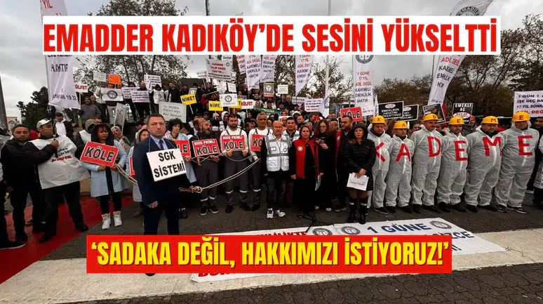 EMADDER Kadıköy’de sesini yükseltti: Sadaka değil, hakkımızı istiyoruz!
