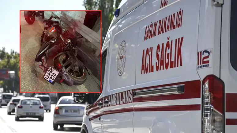 Kütahya'da acı ölüm: Düşen cep telefonunu almak için duran motokuryeye motosiklet çarptı!
