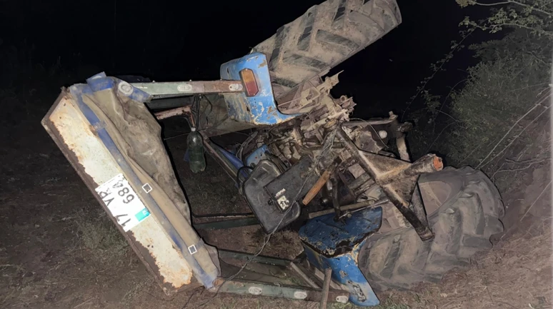 Çanakkale'nin Yenice ilçesinde traktör kazası