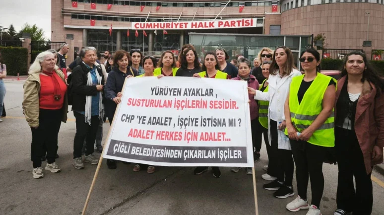 Çiğli Belediyesi'nin kadın işçileri Ankara'ya ulaştı!