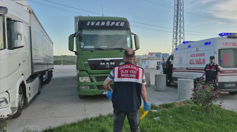 Edirne'de şüpheli ölüm: Tır sürücüsü aracında ölü bulundu!