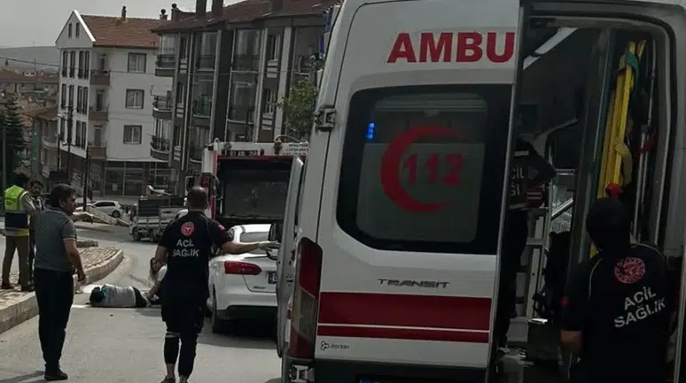 Korkunç kaza! Temizlik işçisinin ayağı koptu!