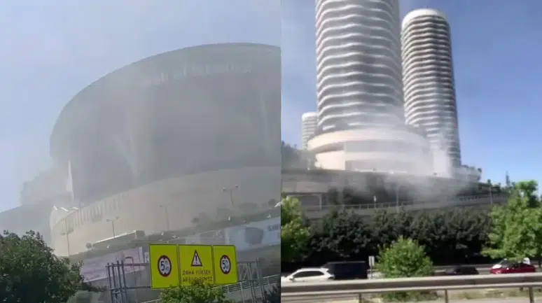 Mall Of İstanbul AVM'de yangın çıktı!