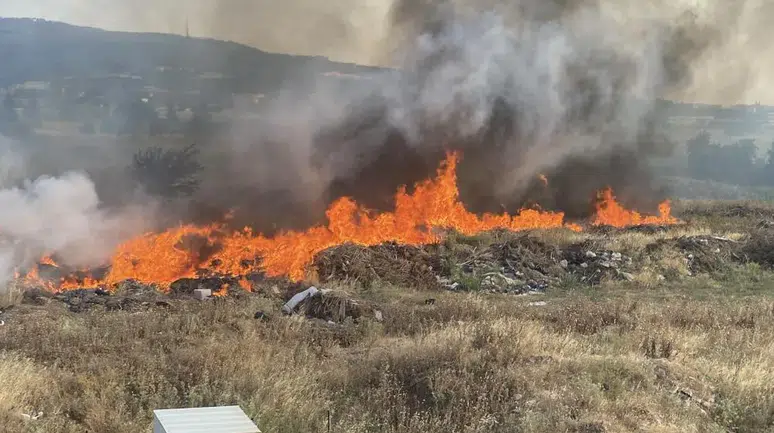 Çanakkale’de korkutan yangın!