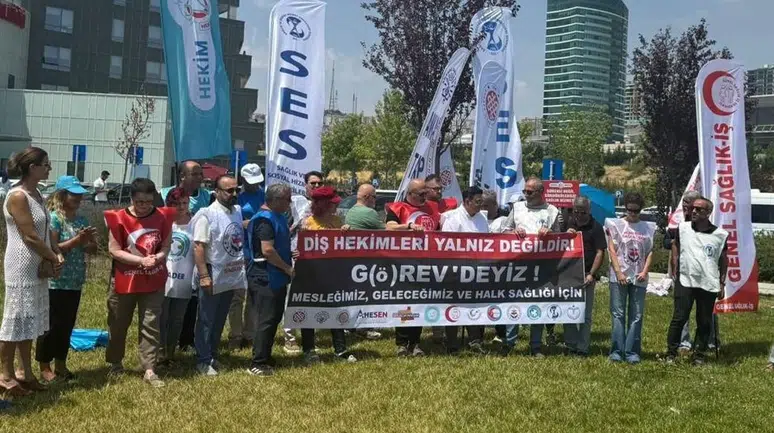 Diş hekimleri 2 günlük iş bırakma eylemi başlattı