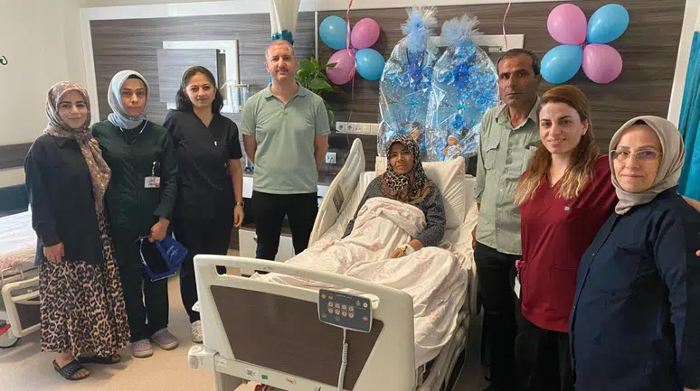Şanlıurfa'da mucize doğum: 53 yaşında ikiz bebek sahibi oldu