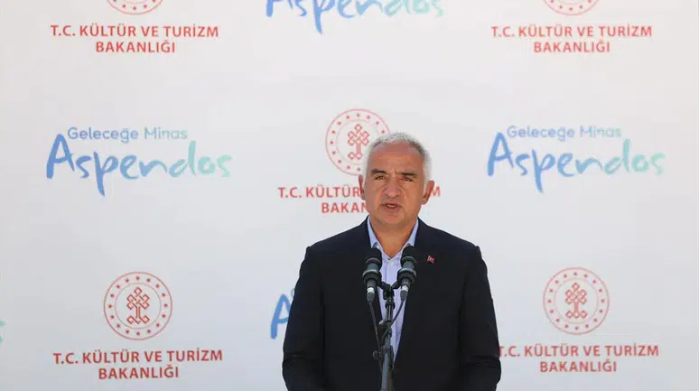Kültür Bakanı Ersoy, Aspendos’ta 'Geleceğe Miras Projesi'ni açıkladı