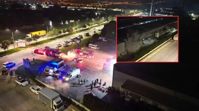 Bursa'da tekstil fabrikasında korkutan yangın! 1 işçi dumandan etkilendi