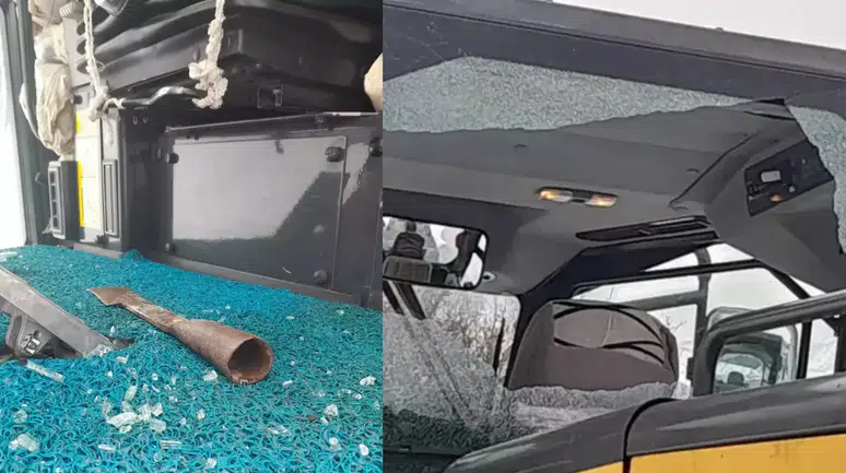 Bingöl'de karla mücadele ekibine saldırı düzenlendi