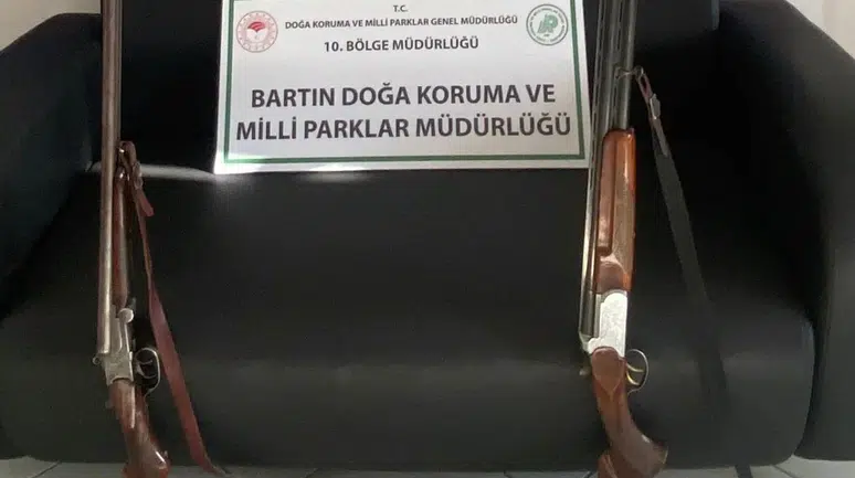 Bartın’da kaçak avcılara suçüstü: Dron ve fotokapan kameralarına yakalandılar