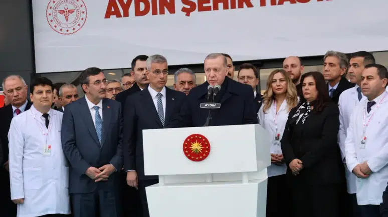 Cumhurbaşkanı Erdoğan, Aydın Şehir Hastanesi açılışında konuştu