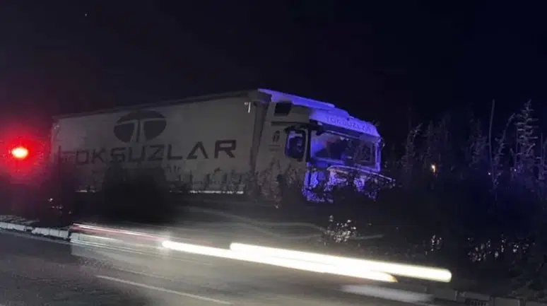 Giresun'da feci kaza: Tır sürücüsü öldü
