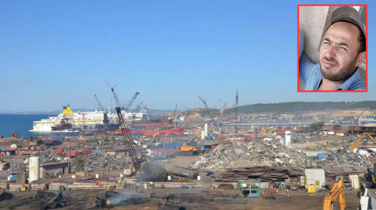 İzmir'de Gemi Söküm Bölgesi'nde feci kaza: 49 yaşındaki işçi öldü