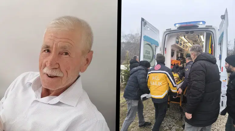 Kütahya'da yaşlı adam donmak üzereyken son anda bulundu