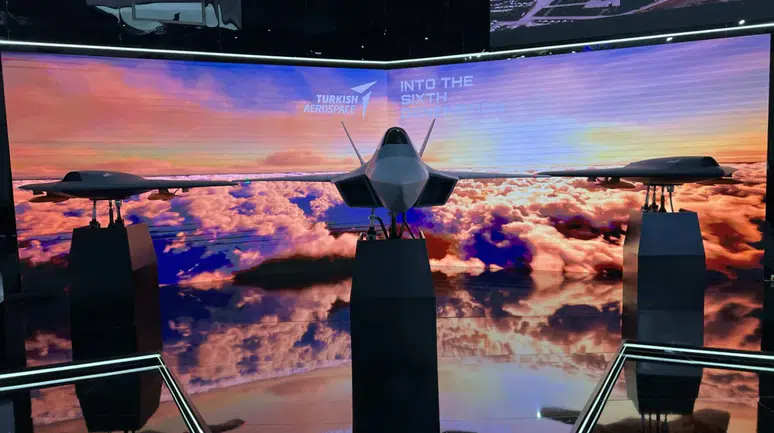Milli Muharip Uçak KAAN, yeni nesil tanıtımıyla Riyad'da sahneye çıktı!