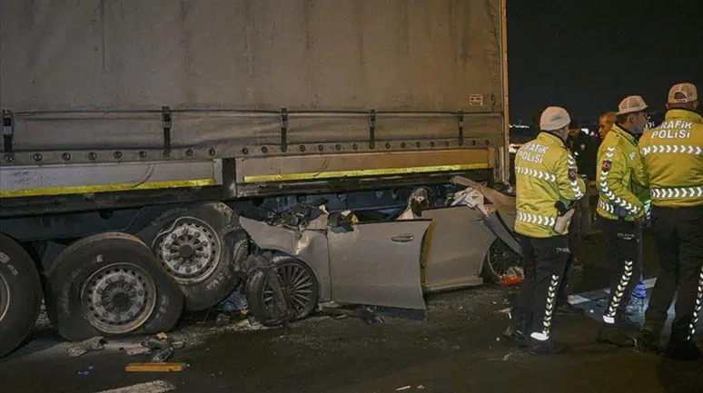Amasya'daki feci kaza can aldı