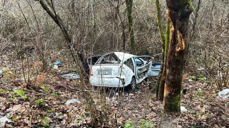 Kastamonu'da araç şarampole yuvarladı : 73 yaşındaki kadın öldü