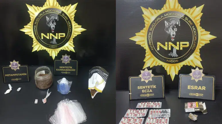 Niğde'de uyuşturucu operasyonu : 6 kişi tutuklandı