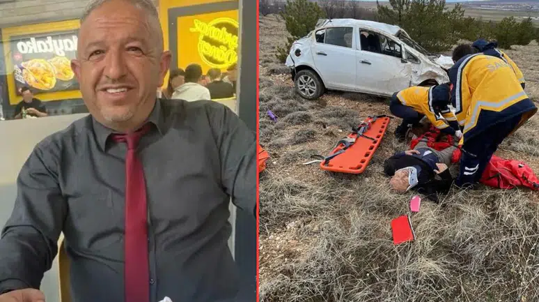 Nevşehir'de eşini bıçaklayan şahıs, kaçarken trafik kazasında öldü