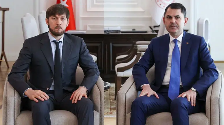 Bakan Kurum, Rusya İklim Değişikliği Özel Temsilcisi Edelgeriyev ile görüştü