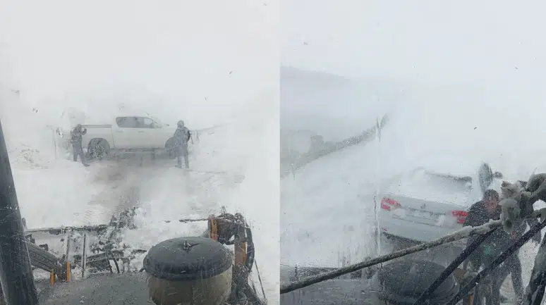 Hakkari'de zirvede mahsur kalan 10 kişilik aile kurtarıldı